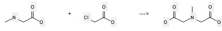 N-Methyliminodiacetic acid can be prepared by chloroacetic acid with N-methyl-glycine.